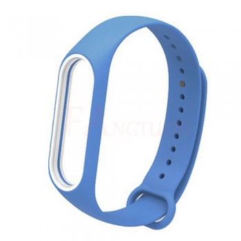 Double Color for Xiaomi Mi Band 3 Sport Strap Silicone wrist strap For xiaomi mi band 3 accessories bracelet Miband 3 Strap new