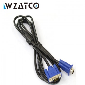 3m 10ft BLUE 15Pins SVGA VGA line Male To Male M/M Cable HDMI Vga To HD Transfer Wire Video HDTV Converter Adapter Aux Cable