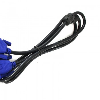 3m 10ft BLUE 15Pins SVGA VGA line Male To Male M/M Cable HDMI Vga To HD Transfer Wire Video HDTV Converter Adapter Aux Cable