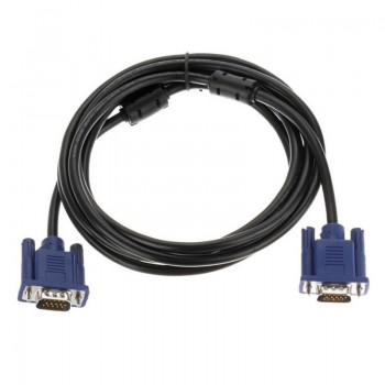 3m 10ft BLUE 15Pins SVGA VGA line Male To Male M/M Cable HDMI Vga To HD Transfer Wire Video HDTV Converter Adapter Aux Cable