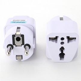 Universal UK US AU to EU AC Power Plug Travel Charger Adapter Outlet Converter BINMER Futural Digital F25 2018 HOT