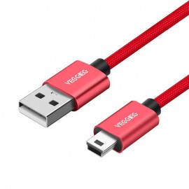 Mini USB Data Cable for Mp3 Hard-Disk Camera Car Recorder T-Port USB2.0 Charging Line for Digital Devices Drop Shipping