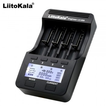 Liitokala Lii-500 LCD 3.7V 18650 18350 18500 16340 17500 25500 10440 14500 26650  1.2V AA AAA NiMH lithium battery Charger