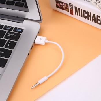 3.5mm USB Charger Charging Cable Sync Cord Transfer for IPod Shuffle 3/4/5