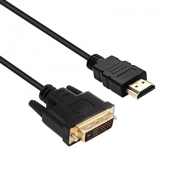 Amkle HDMI to DVI Adapter Cable HDMI Male to DVI-D 24+1 Pin Male 1080P Video Converter Cable for LCD DVD HDTV XBOX HDMI Cable