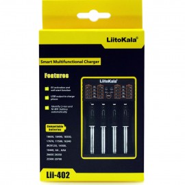 Liitokala Lii-100 Lii-202 Lii-402 1.2V 3.7V 3.2V 3.85V AA /AAA 18650 18350 26650 10440 18350 NiMH lithium battery smart charger