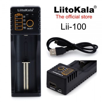 Liitokala Lii-100 Lii-202 Lii-402 1.2V 3.7V 3.2V 3.85V AA /AAA 18650 18350 26650 10440 18350 NiMH lithium battery smart charger