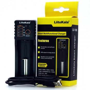 Liitokala Lii-100 Lii-202 Lii-402 1.2V 3.7V 3.2V 3.85V AA /AAA 18650 18350 26650 10440 18350 NiMH lithium battery smart charger