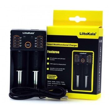 Liitokala Lii-100 Lii-202 Lii-402 1.2V 3.7V 3.2V 3.85V AA /AAA 18650 18350 26650 10440 18350 NiMH lithium battery smart charger