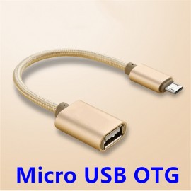 FFFAS Standard Android Micro USB OTG Cable 15cm Gaming OTG Adapter Cellphone Game Mouse Keyboard Connector for Samsung USB Flash