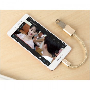 FFFAS Standard Android Micro USB OTG Cable 15cm Gaming OTG Adapter Cellphone Game Mouse Keyboard Connector for Samsung USB Flash