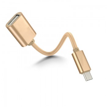 FFFAS Standard Android Micro USB OTG Cable 15cm Gaming OTG Adapter Cellphone Game Mouse Keyboard Connector for Samsung USB Flash