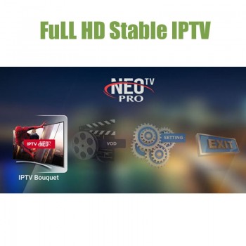 Neotv Iptv subscription neopro Live tv 1800 channels French Arabic Europe Spanish Italian Iptv Neotv Neo one year X96 mini