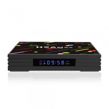 H96 MAX H2 LED Screen Android 7.1 Smart TV Box RK3328 Quad Core 4GB 64GB EMMC 2.4G/5G Dual WiFi Bluetooth USB 3.0 Media Player