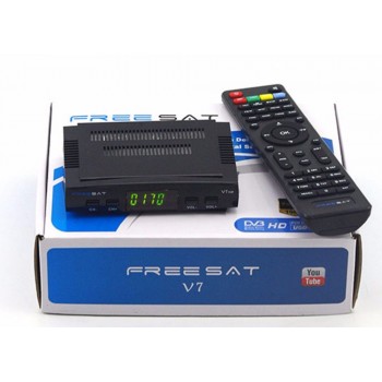 FREESAT V7  HD AV Cable 1 Year  Clines 6Lines cccam europe Germany Poland Spain UK France Freesat Satellite Receiver