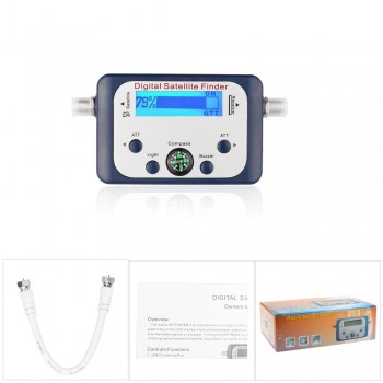 Powstro Universal GSF-9506 Digital Sat finder TV Satellite Finder Mini Antenna Satellite With LCD Screen Display for TV