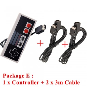 IVYUEEN Wired Controller for Nintend NES Classic Edition Mini Console Gamepad with 1.8m / 3.0m 10FT Extension Cable Cord