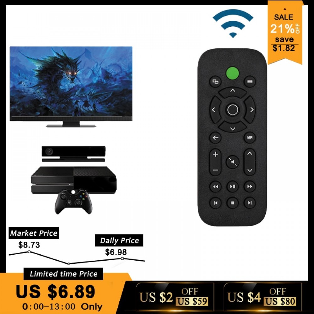 For XBOX ONE Entertainment Media Remote For Microsoft XBOX One Remote Controller Multimedia DVD TV Remote Control