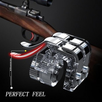 New Metal Phone Gamepad Trigger Fire Button Aim Key Smart phone Mobile Games L1R1 Shooter Controller PUBG for Iphone Xiaomi