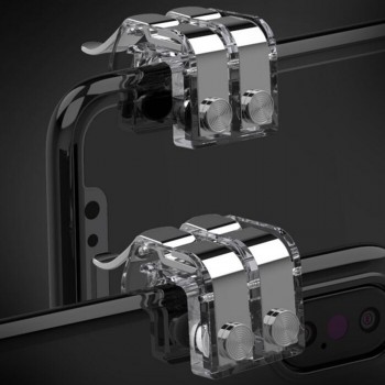 New Metal Phone Gamepad Trigger Fire Button Aim Key Smart phone Mobile Games L1R1 Shooter Controller PUBG for Iphone Xiaomi