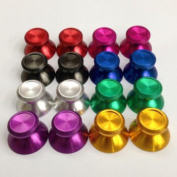 Aluminum Metal Analog Joystick thumb Stick grip Cap Replacement for Sony playstation Dualshock 4 PS4 XBOX ONE Gamepad Controller