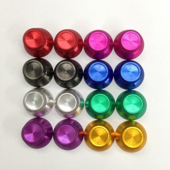 Aluminum Metal Analog Joystick thumb Stick grip Cap Replacement for Sony playstation Dualshock 4 PS4 XBOX ONE Gamepad Controller