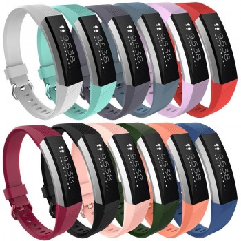 Silicone Smare Watch Tape Replacement Wrist Band Strap For Fitbit Alta HR