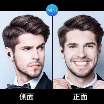 MINI wireless headphones ear bluetooth 5.0 noise canceling with earphones phone earbud headset 3000 mAh Power bank For Android