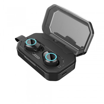 MINI wireless headphones ear bluetooth 5.0 noise canceling with earphones phone earbud headset 3000 mAh Power bank For Android