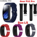L/S Replacement Wristband For Samsung Gear Fit 2 Pro Band Luxury Silicone Watchband For Samsung Fit 2 SM-R360 Strap Drop Ship
