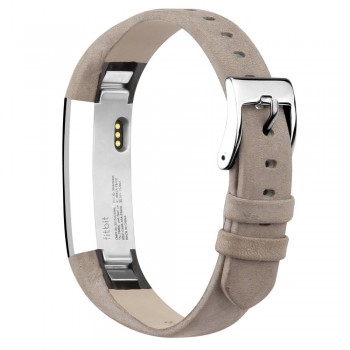 Luxury Genuine Leather Band Replacement Strap Bracelet for Fitbit Alta /Alta HR Tracker High Quality bracelet strap Black