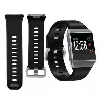 Torntisc Smart Accessories Silicone Bracelet Wrist Strap Wristband Replacement Watchband for Fitbit ionic band Small Large Size