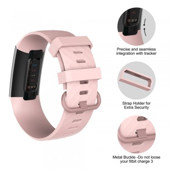 Baaletc Band Replacement For Fitbit Charge 3 Smart Accessories Bracelet Strap For Fitbit Charge 3 Band Wristband For Fit bit