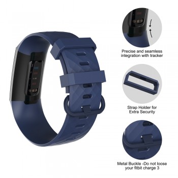 Baaletc Band Replacement For Fitbit Charge 3 Smart Accessories Bracelet Strap For Fitbit Charge 3 Band Wristband For Fit bit