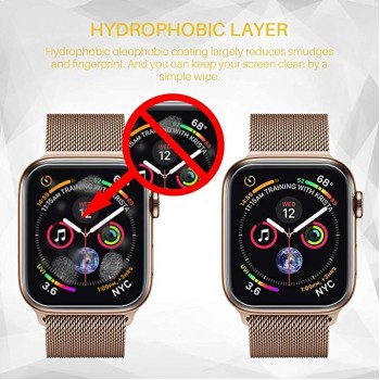 3Lots Soft TPU Anti-Scratch Full Coverage Protective Film For iwatch Apple Watch Series 4 40mm 44mm Screen Protector Cover