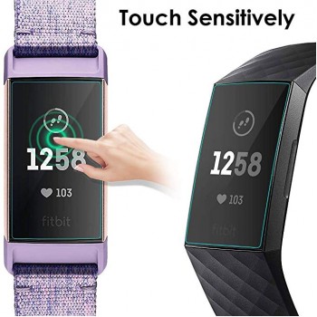 3pcs Anti-Scratch Soft TPU Clear Protective Film Guard For Fitbit Charge 3 Charge3 Smart Wristband Full Screen Protector Cover