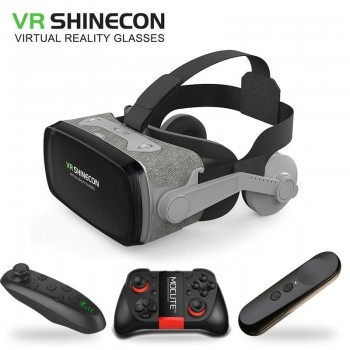 Hot!Shinecon 9.0 Casque VR Virtual Reality Glasses 3D  Goggles Headset Helmet For Smartphone Smart Phone Google Cardboard Stereo