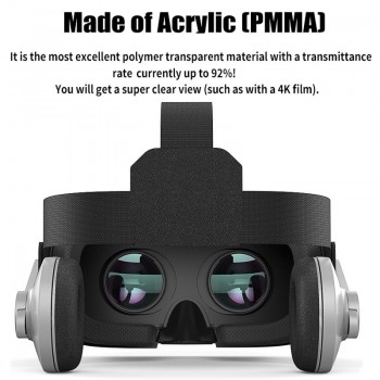 Hot!Shinecon 9.0 Casque VR Virtual Reality Glasses 3D  Goggles Headset Helmet For Smartphone Smart Phone Google Cardboard Stereo