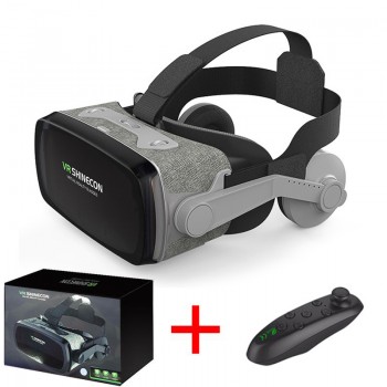 Hot!Shinecon 9.0 Casque VR Virtual Reality Glasses 3D  Goggles Headset Helmet For Smartphone Smart Phone Google Cardboard Stereo