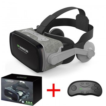 Hot!Shinecon 9.0 Casque VR Virtual Reality Glasses 3D  Goggles Headset Helmet For Smartphone Smart Phone Google Cardboard Stereo