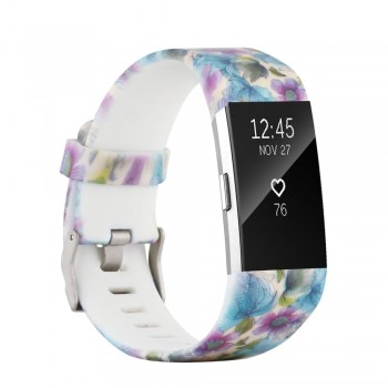 (C2HS)For Fitbit Charge 2 Strap Bands,Soft Adjustable Replacement Sport Wristband for Fitbit Charge 2 Small/Large