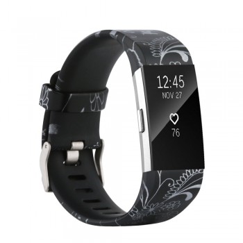 (C2HS)For Fitbit Charge 2 Strap Bands,Soft Adjustable Replacement Sport Wristband for Fitbit Charge 2 Small/Large
