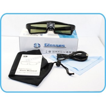 Free Shipping!!5PCS Active shutter 144Hz 3D Glasses For Acer/BenQ/Optoma/View Sonic/Dell DLP-Link Projector