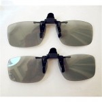 High quality  Myopia Clip 3D Glasses Make Eyes See 3D Effect Movie Passive TV with Glasses Box