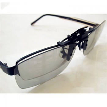 High quality  Myopia Clip 3D Glasses Make Eyes See 3D Effect Movie Passive TV with Glasses Box