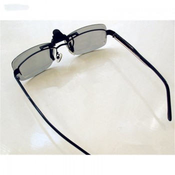 High quality  Myopia Clip 3D Glasses Make Eyes See 3D Effect Movie Passive TV with Glasses Box