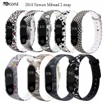 2018 newest mi band 2 strap pulsera Colorful wrist strap replacement correa band 2 belt pulseira silicone straps for xiaomi mi2