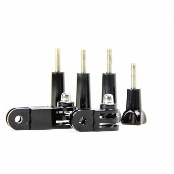 WLJIAYANG 3-way Pivot Arm Assembly Extension + 4x thumb knob for GoPro Hero 5 4 3+ 2 1 For go pro and SJ4000 accessories Screw
