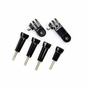 WLJIAYANG 3-way Pivot Arm Assembly Extension + 4x thumb knob for GoPro Hero 5 4 3+ 2 1 For go pro and SJ4000 accessories Screw