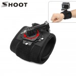 SHOOT 360 Degree Rotation Hand Wrist Strap for GoPro Hero 7 5 6 4 Session Xiaomi Yi 4K Lite SJ4000 H9 Arm Belt Go Pro Accessory